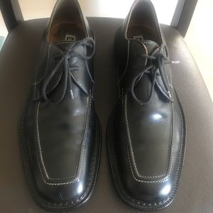 Bachrach Black Oxford Mens Shoes